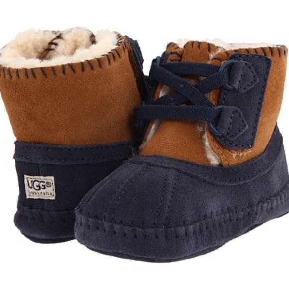 UGG Shoes Ugg I Arly Infant Shearling Suede Leather Baby Booties